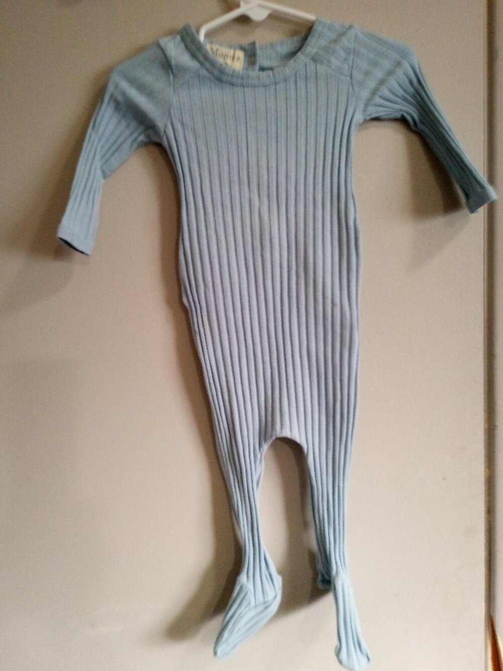 Blue Ribbed Stretchie